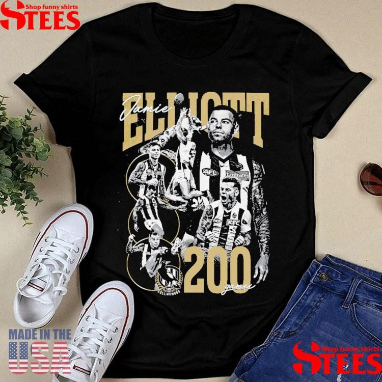 Collingwood Jamie Elliott 200 Shirts