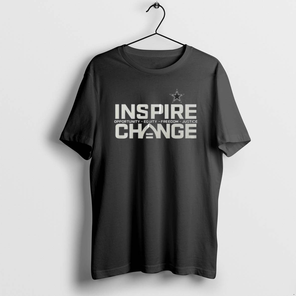 Official Dallas Cowboys Inspire Change Opportunity Equity Freedom Justice