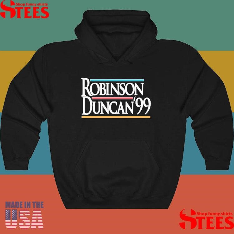 David Robinson Tim Duncan San Antonio Spurs Robinson Duncan ’99 Shirts
