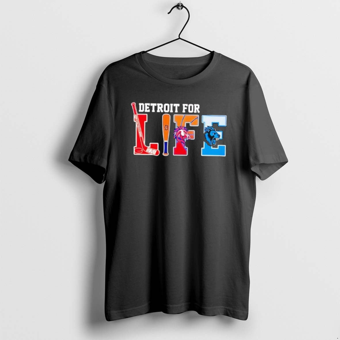 Official Detroit For Life Sports Teams Tigers Lions Red Wings Pistons