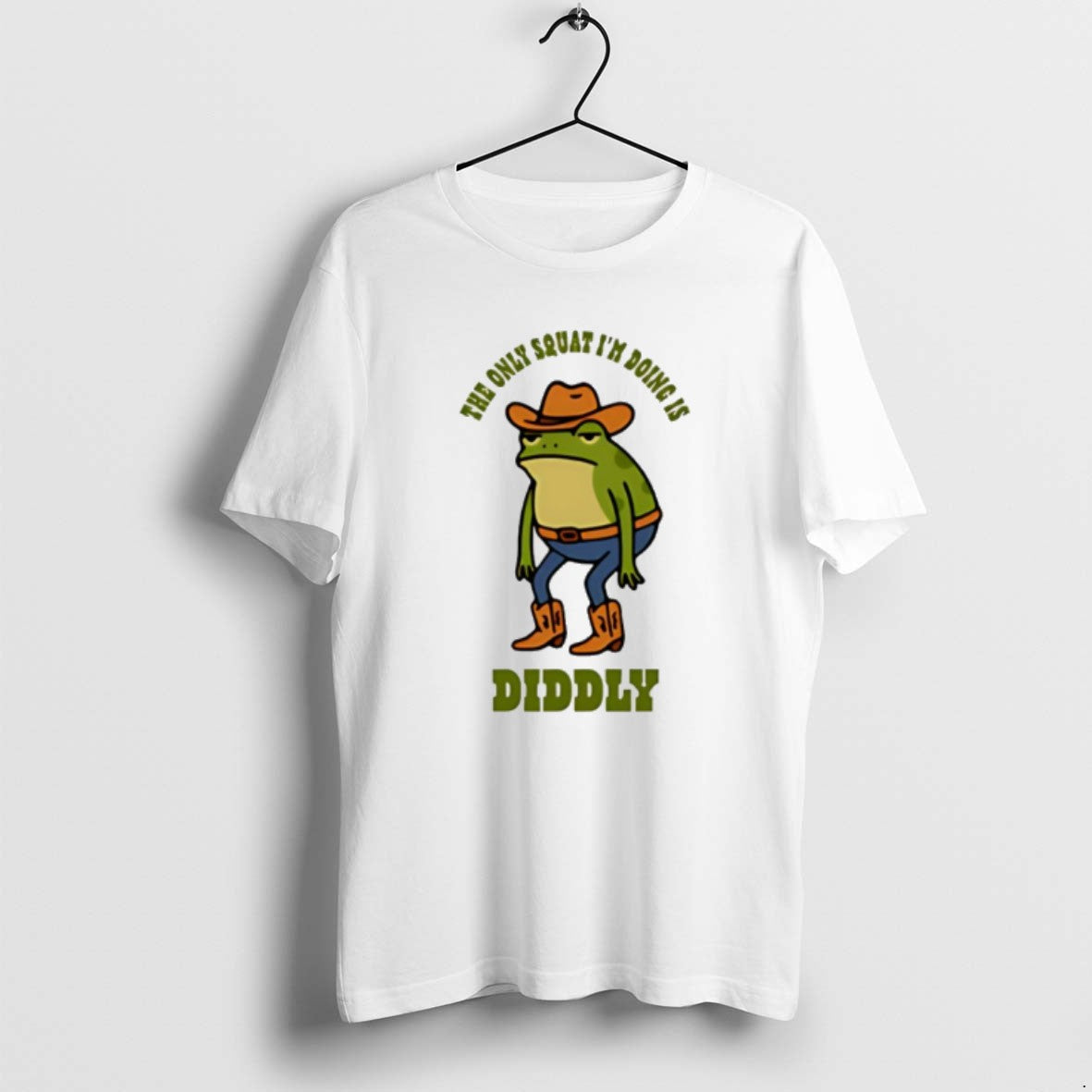 Official Diddly The Only Squat Im Doing Is Diddly Frog