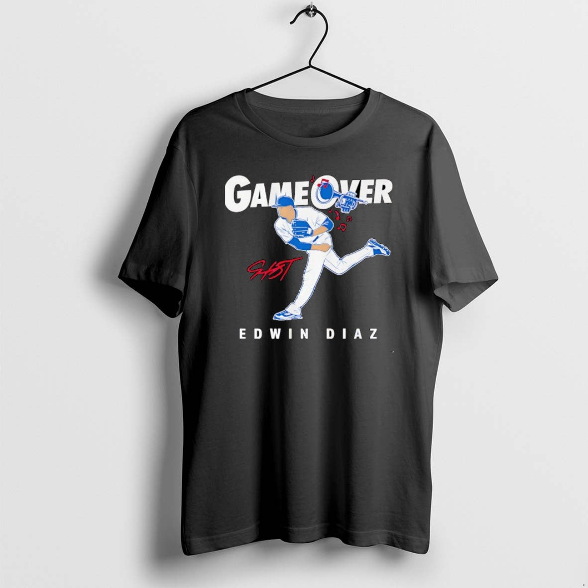 Official Edwin Diaz Los Angeles Dodgers Game Over Christmas