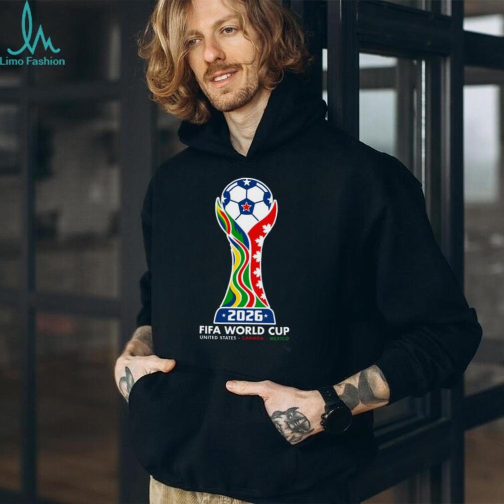 FIFA World T Shirt 2026 Trophy & Host Colors T Shirt