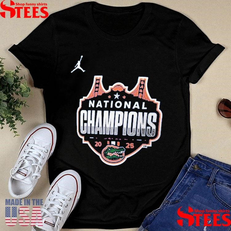 Florida Gators 2025 Ncaa Men’s Basketball National Champions Celebration Logo Shirts