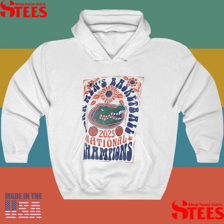 Florida Gators 2025 Ncaa Men’s Basketball National Champions Harmony Motley Crew Oversized Slub Shirts