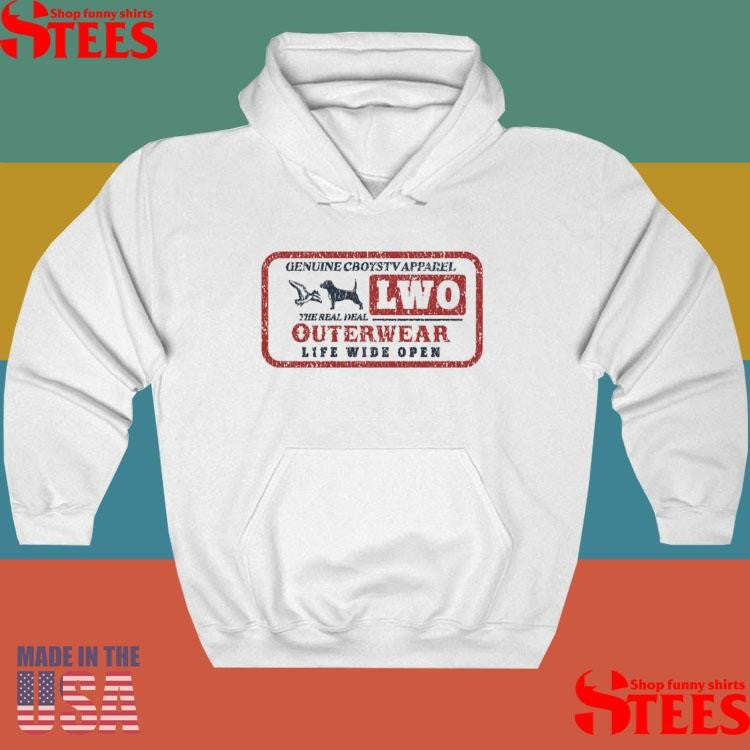 Genuine Cboystv Apparel Lwo The Real Deal Outerwear Life Wide Open Shirts