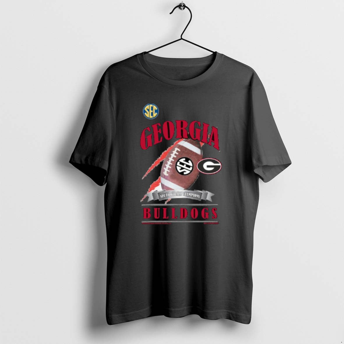 Official Georgia Bulldogs New Era 2025 Sec Football Conference Champions Locker Room