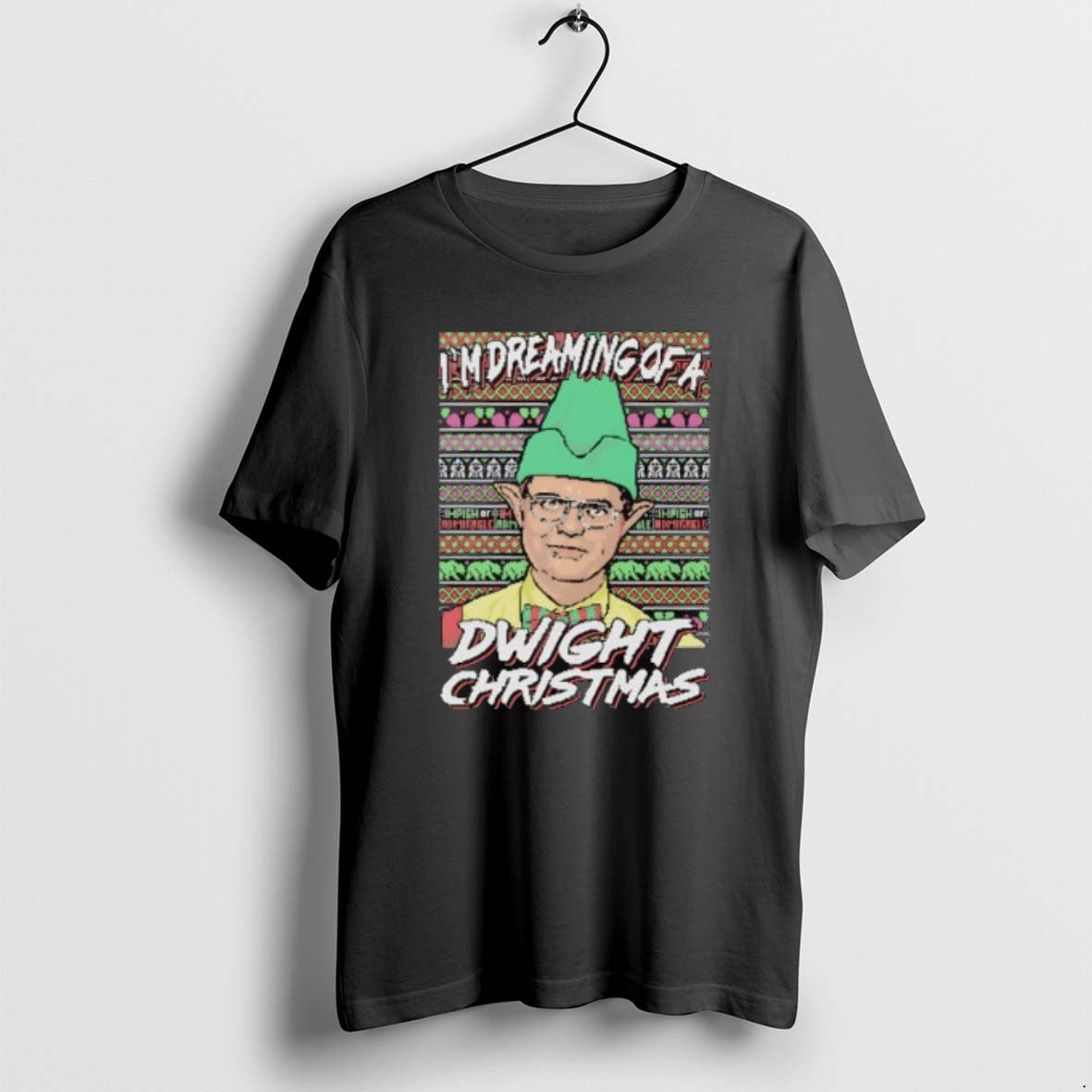 Official Im Dreaming Of A Dwightc Christmas Ugly Merry Christmas