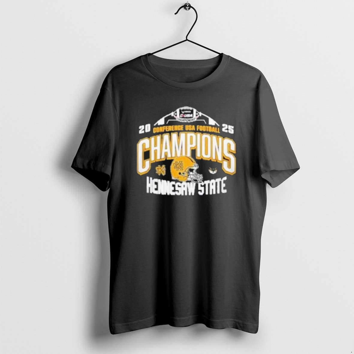 Official Kennesaw State Owls 2025 Conference Usa Football Champions Helmet