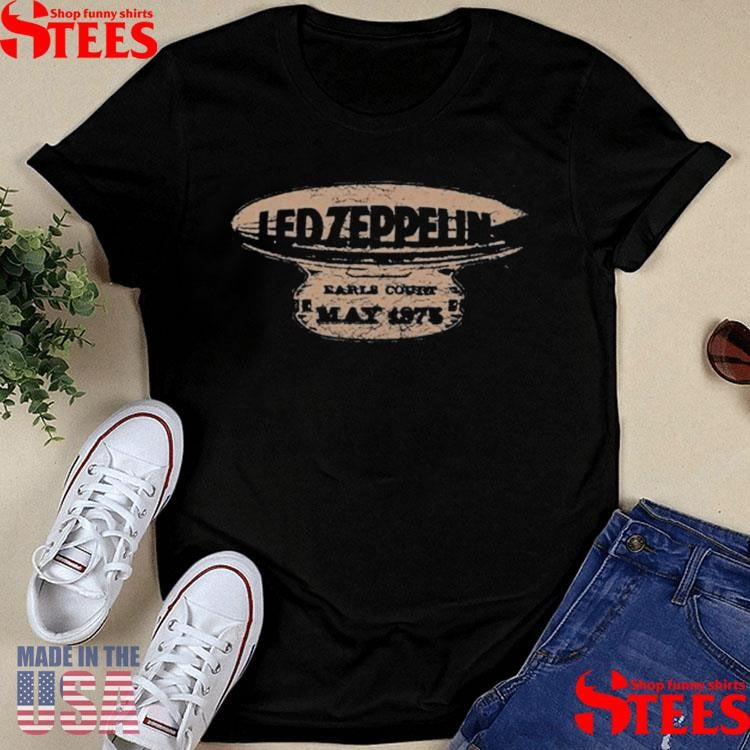Led Zeppelin Earls Court 75 Blimp T-shirts