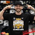Los Angeles Lakers 2026 NBA Pacific Division Champions Locker Room T-Shirt
