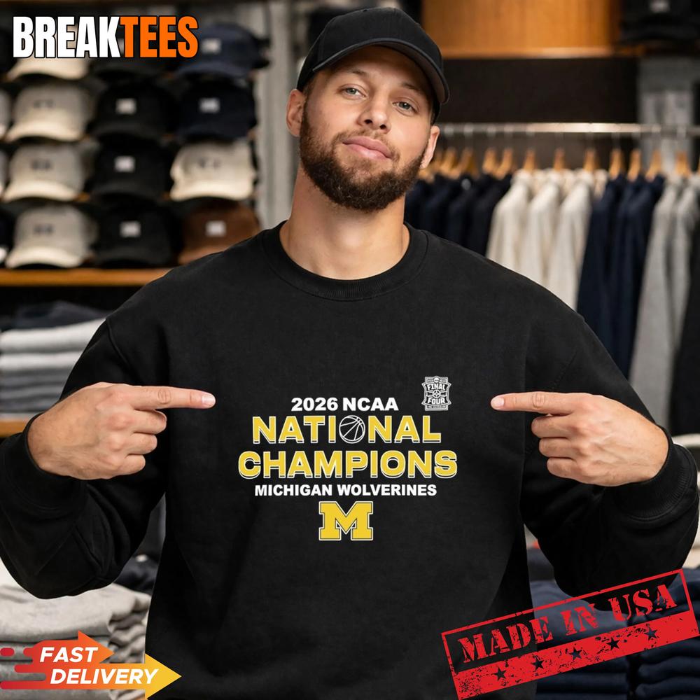 Michigan Wolverines 2026 NCAA Men’s Basketball National Champions Logo Shirt
