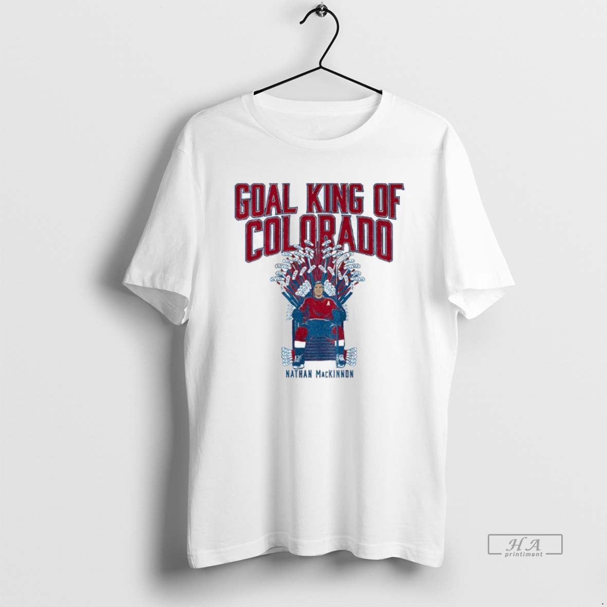 Official Nathan Mackinnon Colorado Avalanche Nhl Hockey Goal King Of Colorado