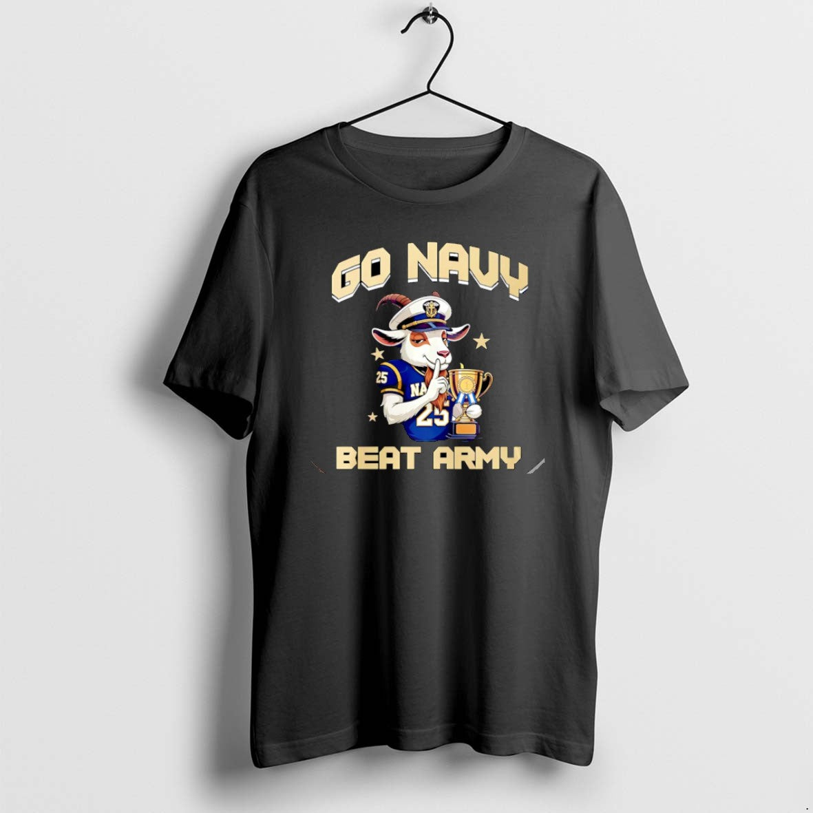 Official Navy Midshipmen Football 2025 Cic Trophy Champions Go Navy Beat Army Mascot Christmas