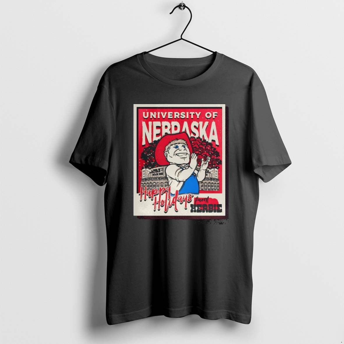 Official Nebraska Huskers University Happy Holidays