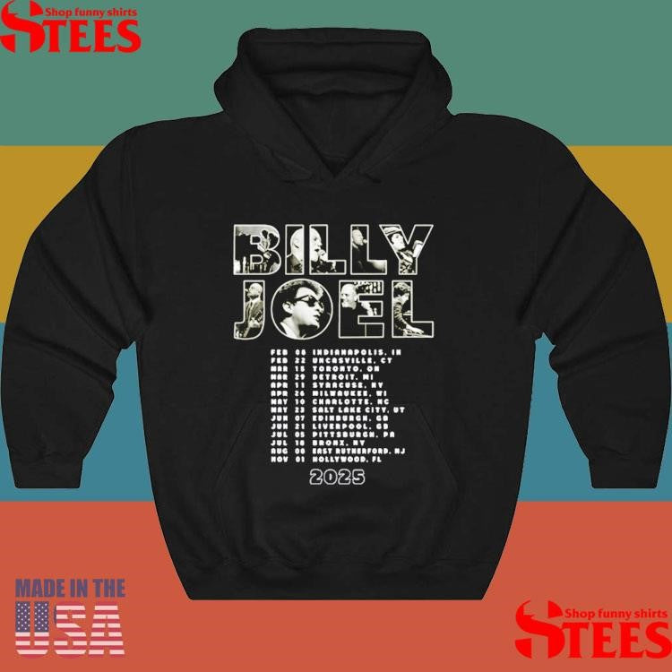 Official Billy Joel In Concert Admat 2025 Itinerary Shirtss