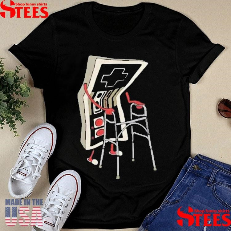Old Gamer Retro Video Game T-shirt