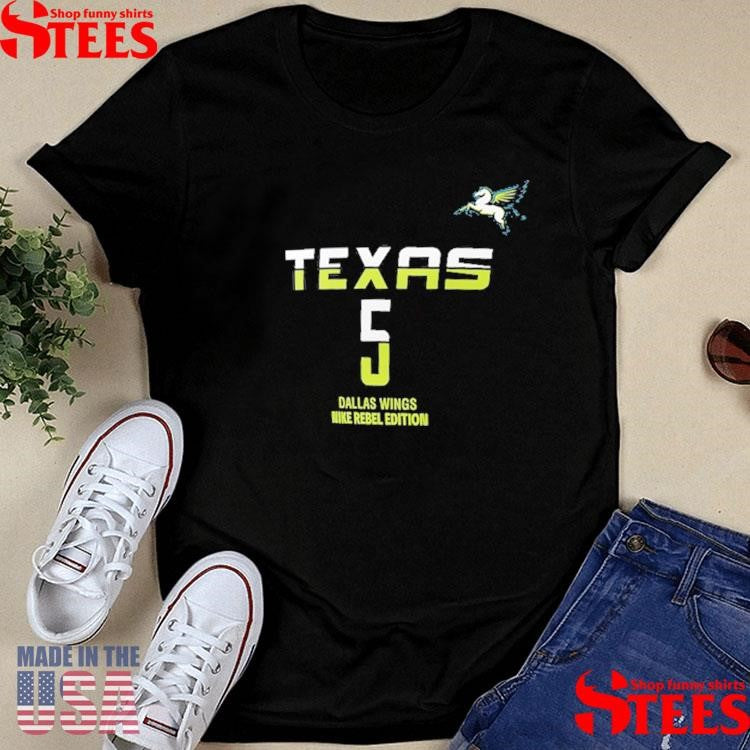 Paige Bueckers Dallas Wings 2025 WNBA Draft Rebel Shirts