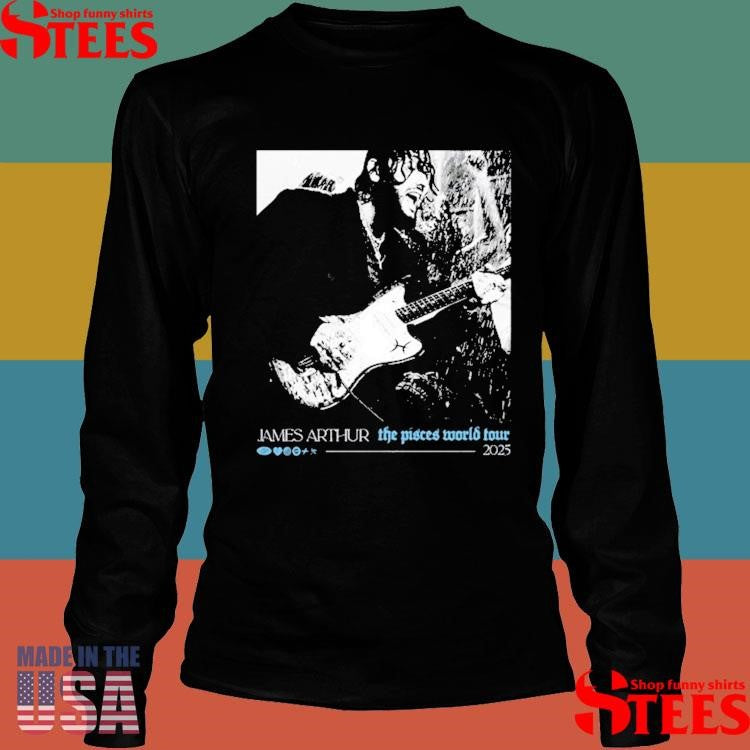 Pisces Photo Tour 2025 James Arthur Shirts