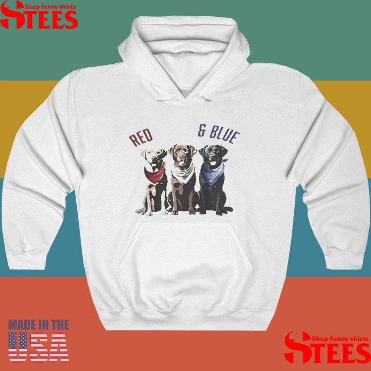 Red White And Blue Dogs Shirts