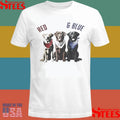 Red White And Blue Dogs Shirts
