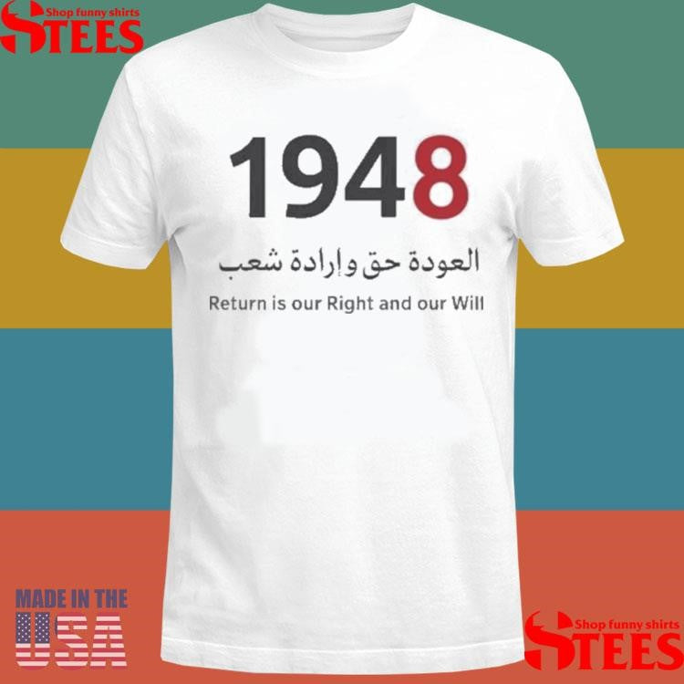 Return Is Our Right And Our Will Palestine T-shirt