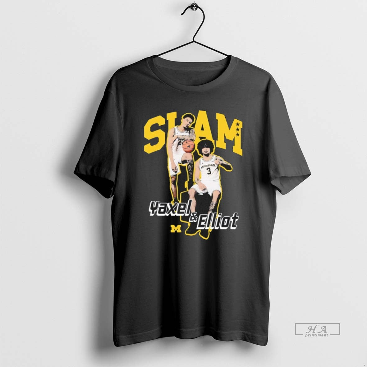 Official Slam Michigan Wolverines Basketball Yaxel And Elliot