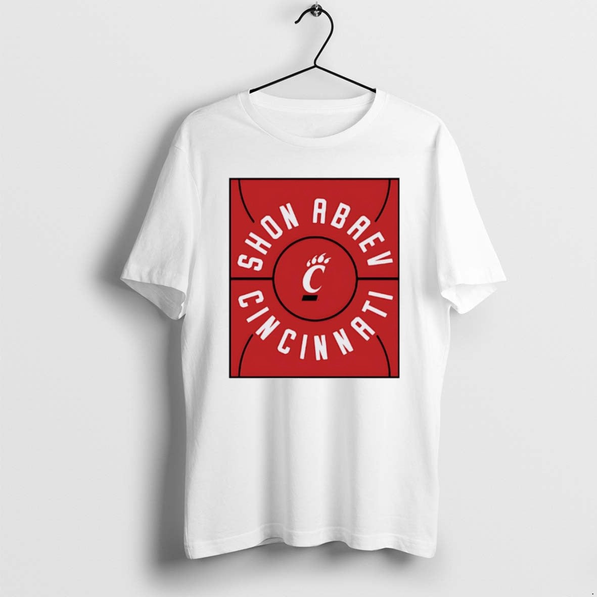 Official Shon Abaev Full Court Cincinnati Bearcats Christmas