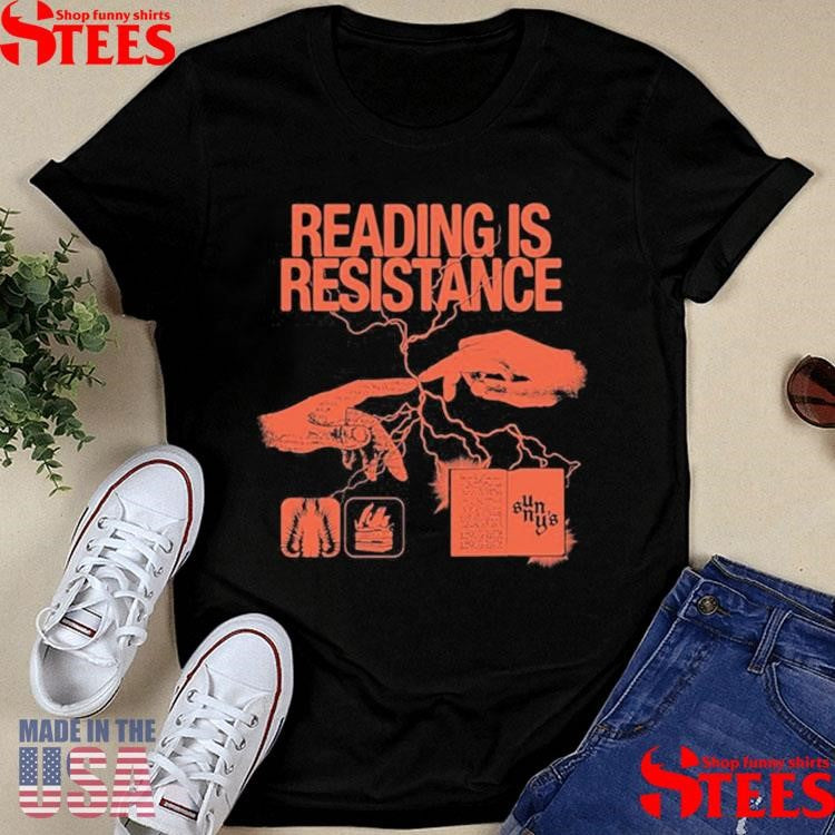 Sunny’s Book Truck Reading Is Resistance Shirts