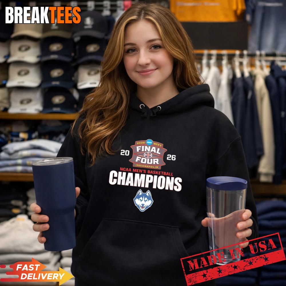 UConn Huskies 2026 NCAA Basketball Champions T-Shirt