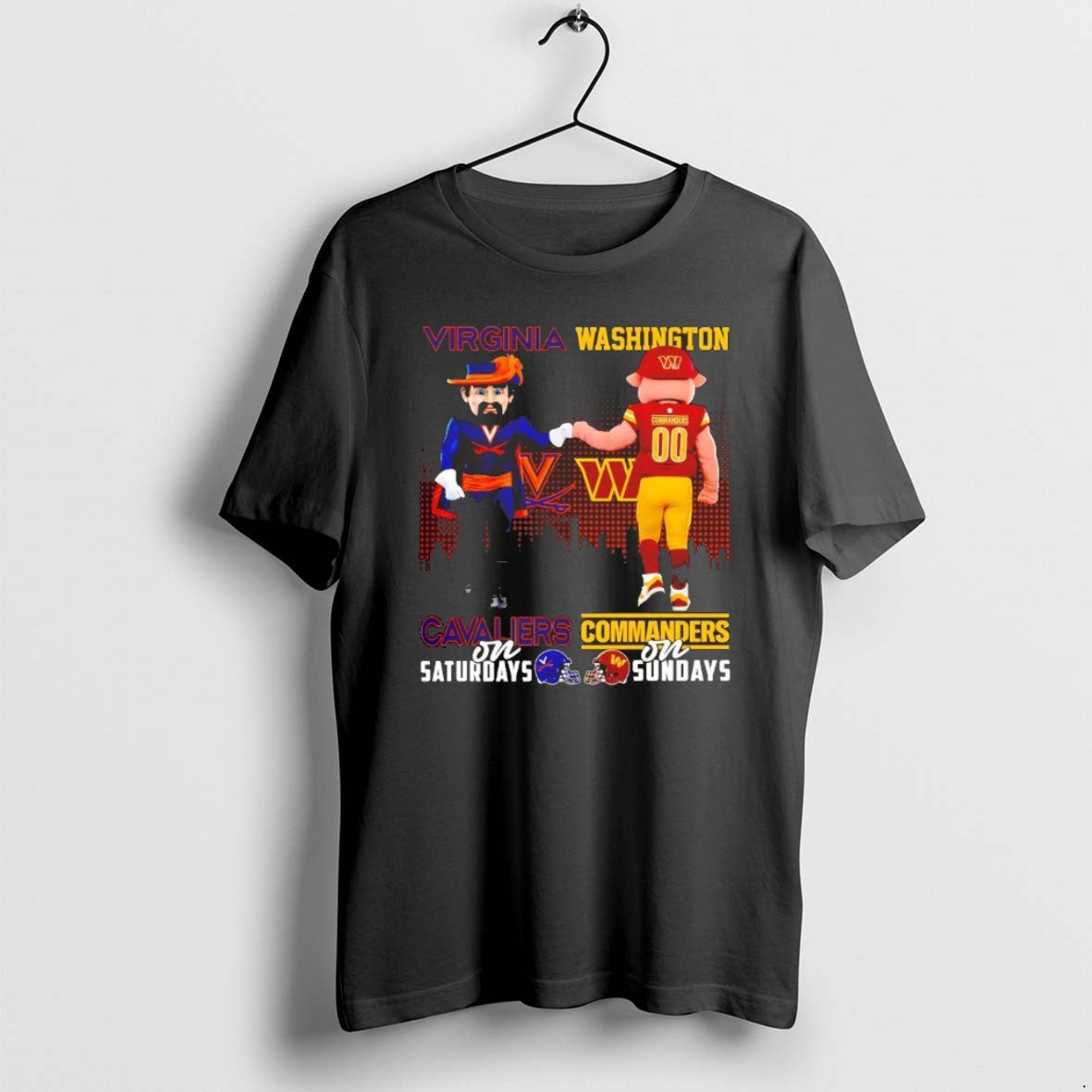 Official Virginia Cavaliers On Saturdays Washington Commanders On Sundays Mascot Chriast