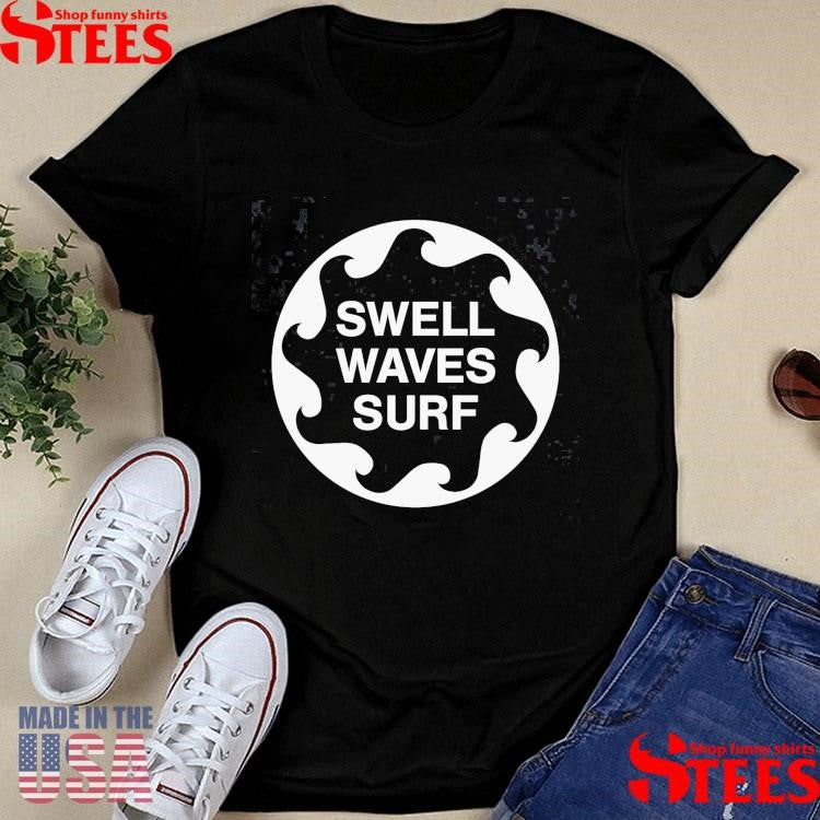Vortex Ss Swell Waves Surf Shirts