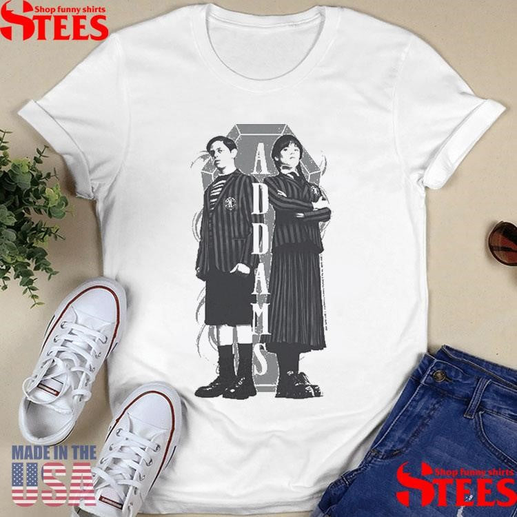 Wednesday Addams Siblings T-shirts
