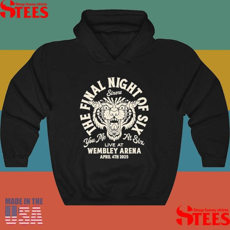 You Me At Six Live At Wembley Arena April 4th 2025 Shirts