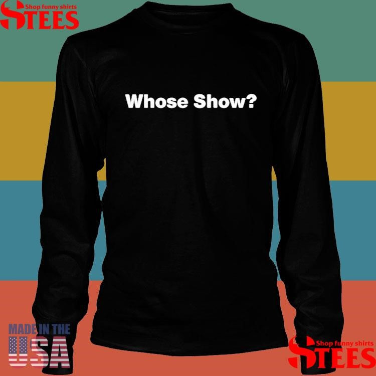 Zack Wickham Wearing Whose Show T-Shirts