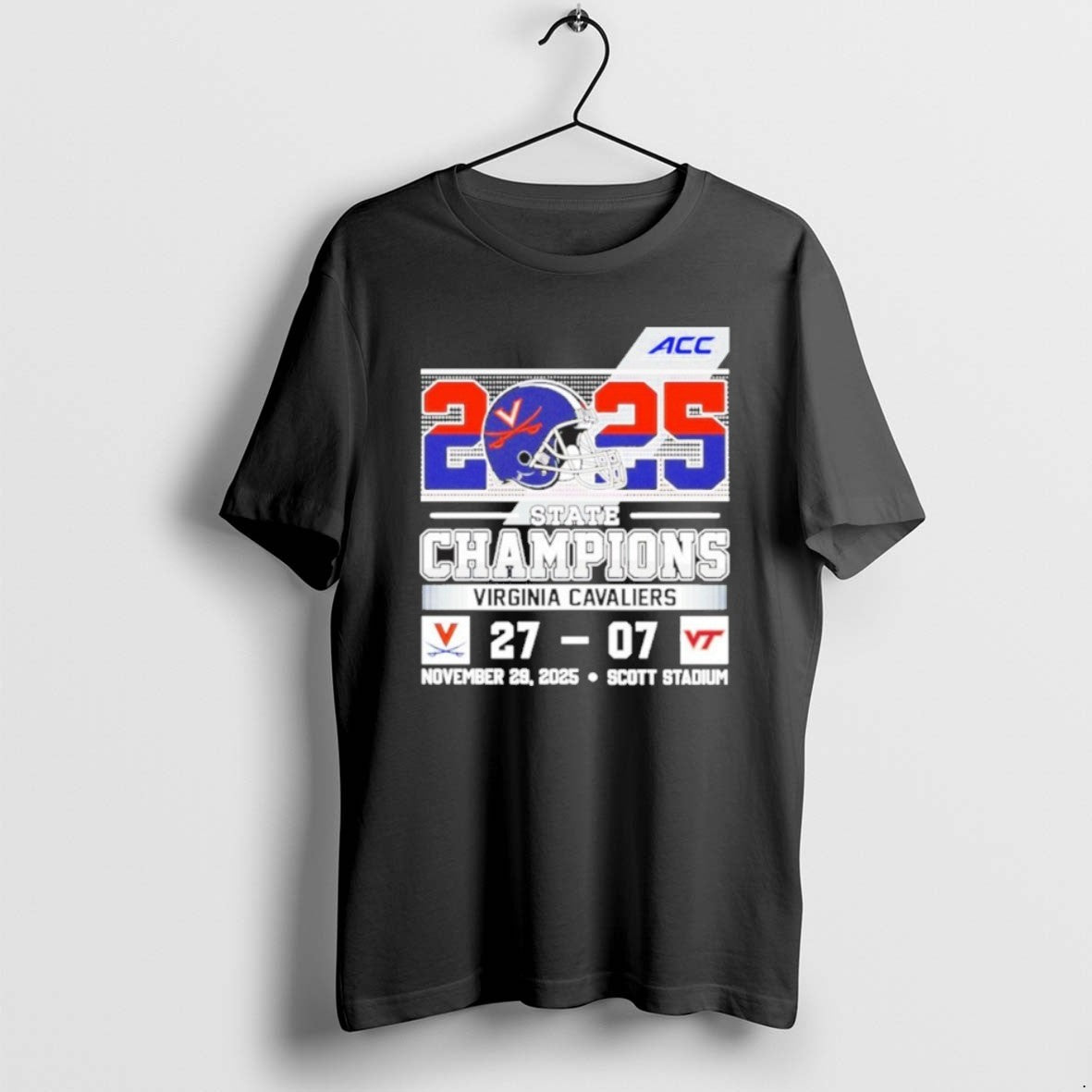 Official Mswbgx0l Virginia Cavaliers 2025 State Champions 27 07 Virginia Tech Score