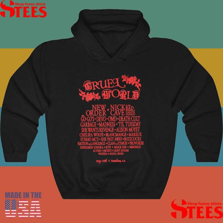 ruel World Cruel World 2025 Lineup Shirts