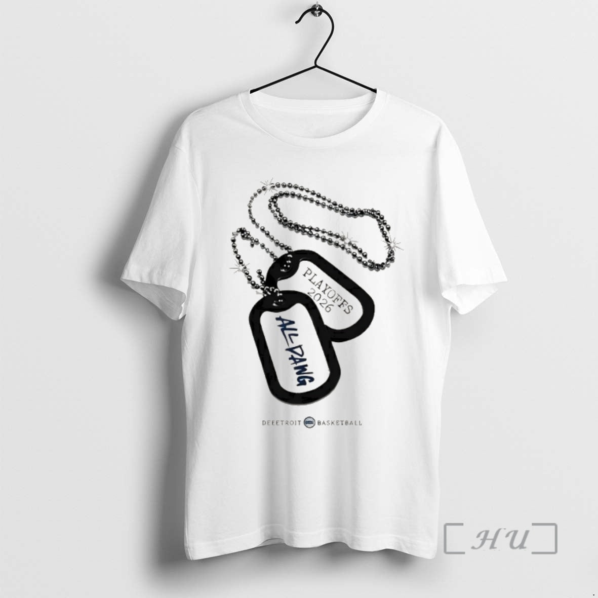 Officials All Dawg Dog Tags Detroit Pistons Basketball Playoffs 2026