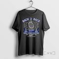 Officials Back 2 Back World Series Champions 2024 2025 Dodgers Baseball Signature Premium T Shirts