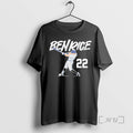 Officials Ben Rice 22 New York Yankees Baseball Slugger Swing Number Premium T Shirts Sweater