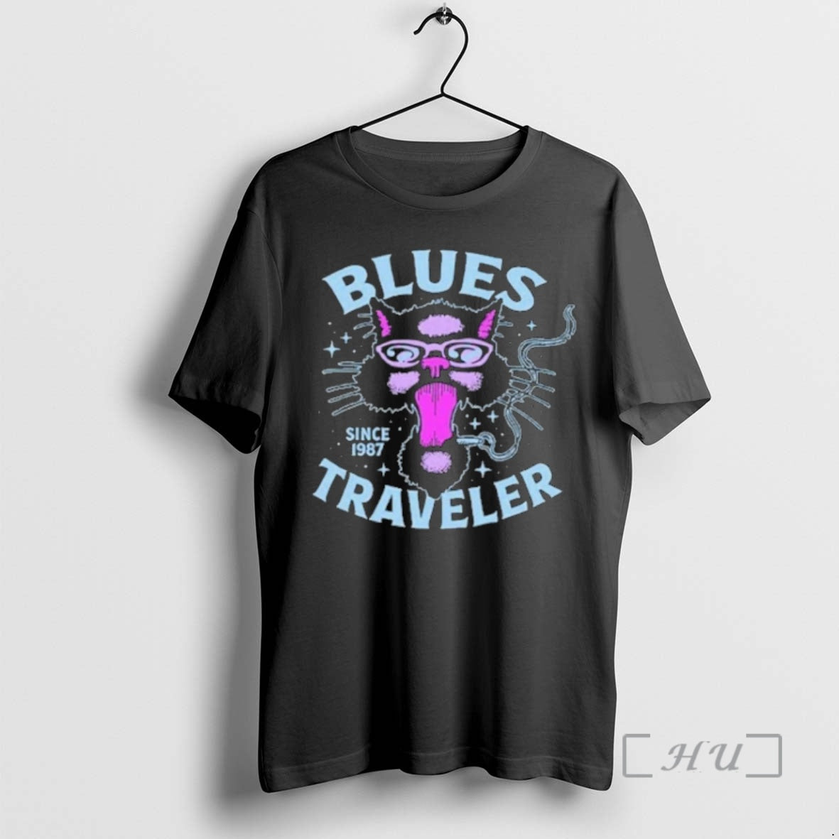 Officials Blues Traveler Since 87 Cat Logo