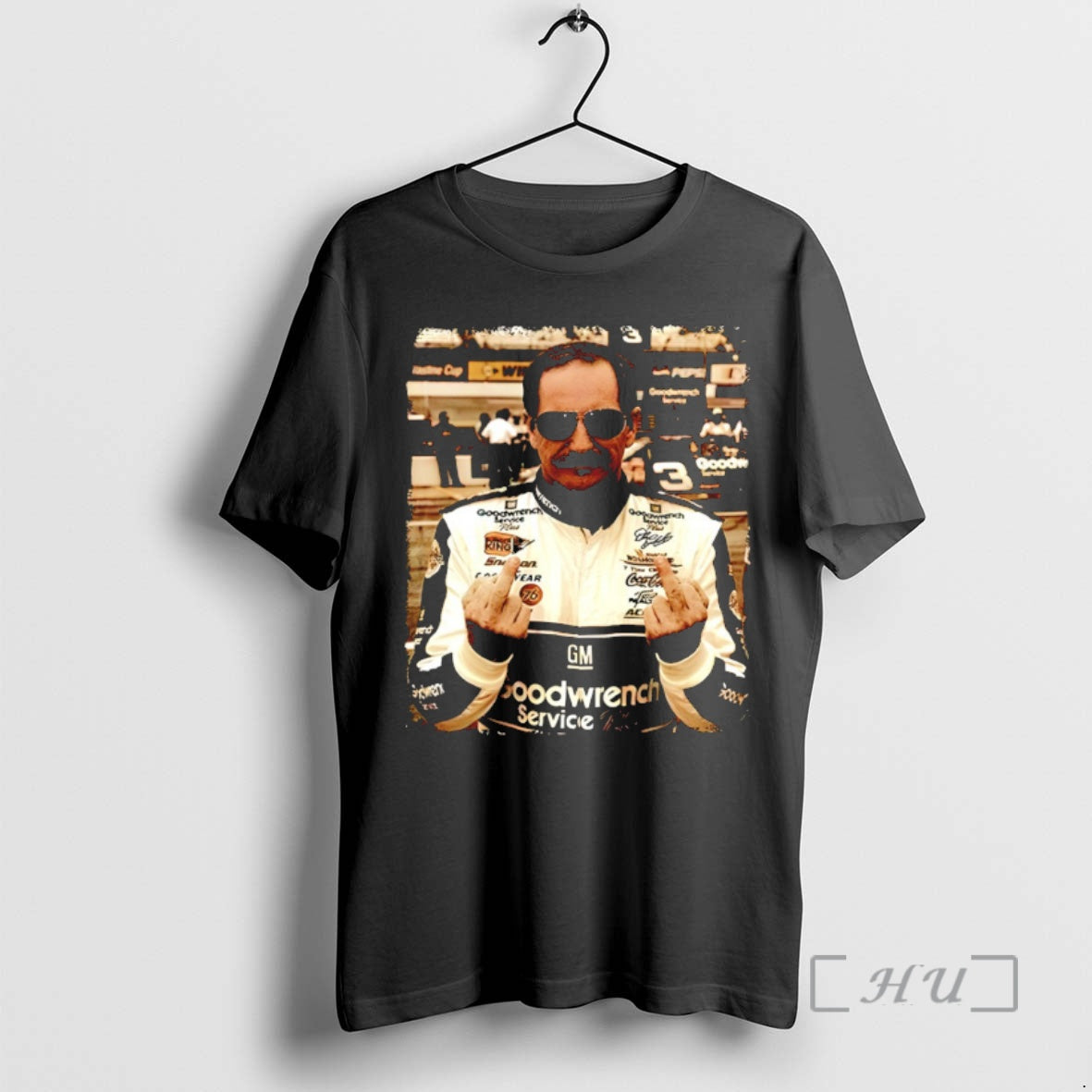 Officials Dale Earnhardt Middle Finger Nascar Racing Vintage