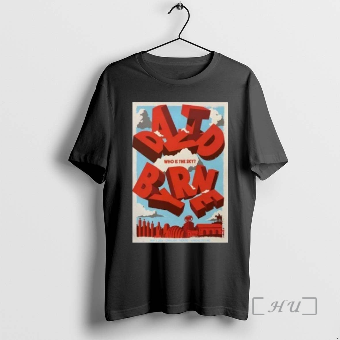 Officials David Byrne May 5 2026 Starlight Theatre In Kansas City Mo Premium T Shirts
