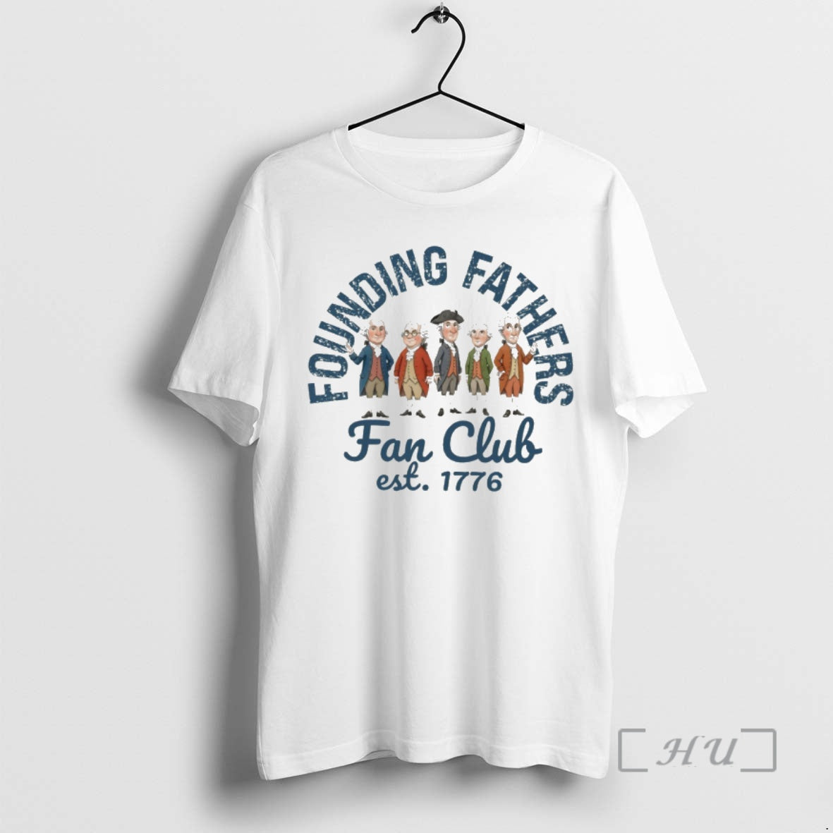 Officials Founding Fathers Fan Club Patriotic Usa 250th Anniversary Independence Day Premium T Shirts Sweater