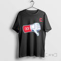 Officials Glove Thumbs Down Hunter Gaddis Cleveland Guardians Baseball Mlb 2026 Premium T Shirts Sweater