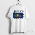 Officials I Grew Up In Pennsylvania Flag Map
