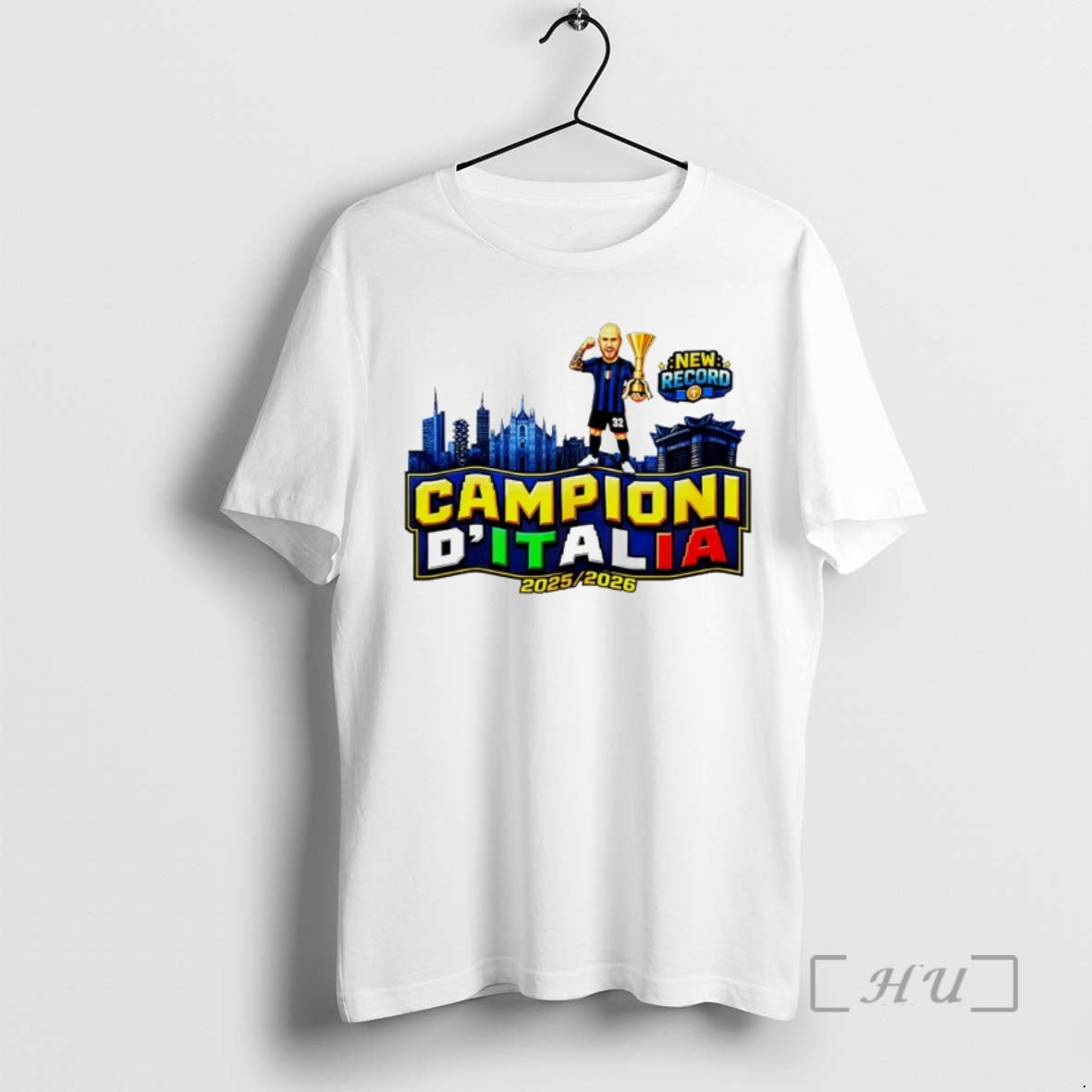 Officials Inter Milan Fc Champions 2025 26 Champions Of Italy 21 Dimarco Premium T Shirts