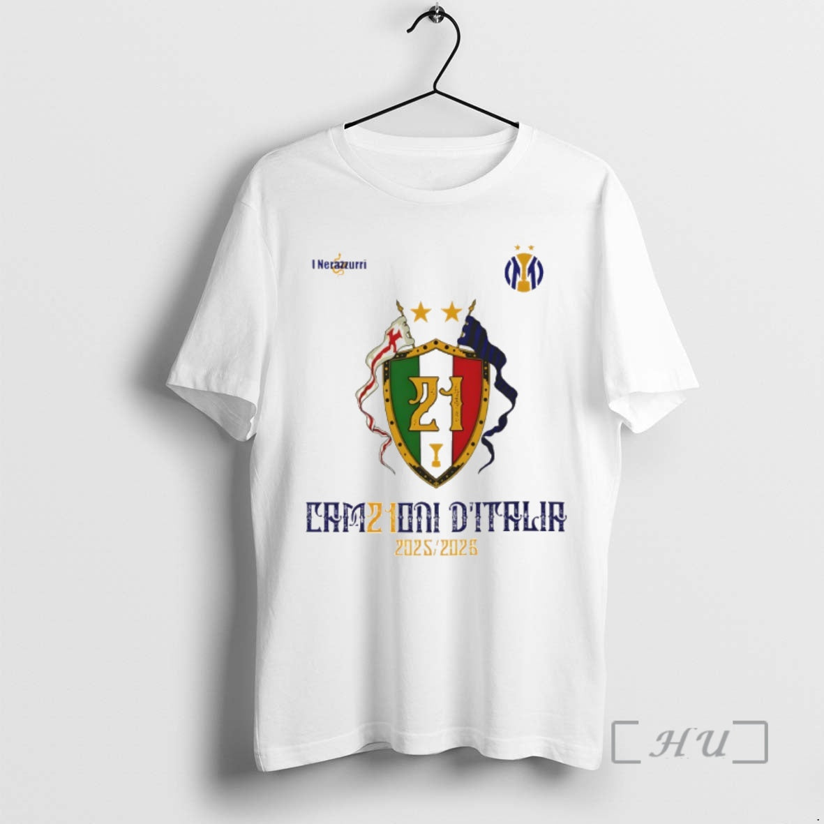 Officials Inter Milan Fc Scudetto 21 Campioni Ditalia Champions 2025 2026 Premium T Shirts Sweater