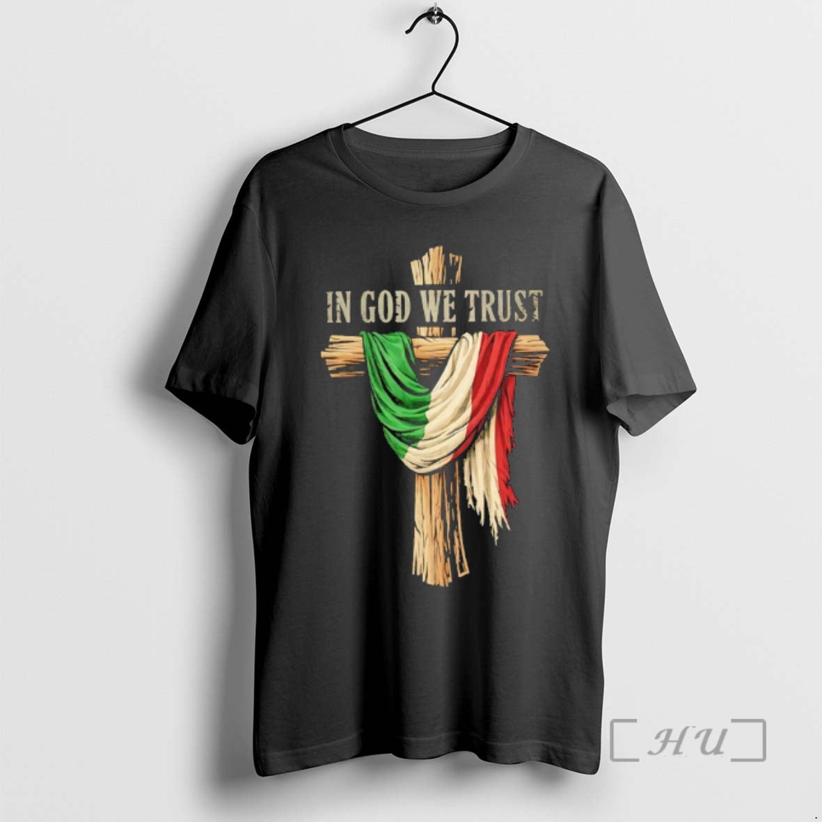 Officials Italian Cross In God We Trust