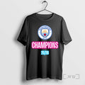 Officials Manchester City Football Club 1894 Champions 25 26 Logo